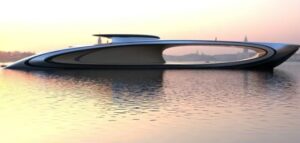 Novo iate de luxo conceitual tem 'buraco' no meio e pode custar R$ 517 mi