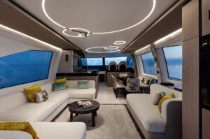 Azimut 74: novo estilo, alta tecnologia e peças de design assinadas