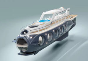 Iate ou submarino? Nautilus junta os dois numa criação feita para experiências marítimas de luxo