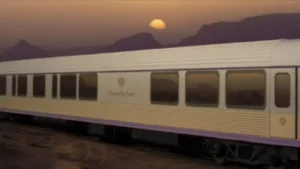 'Dream of the Desert': Conheça o primeiro trem de luxo da Arábia Saudita

